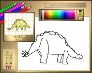 ABC Drawing School III - Dinosaurs screenshot